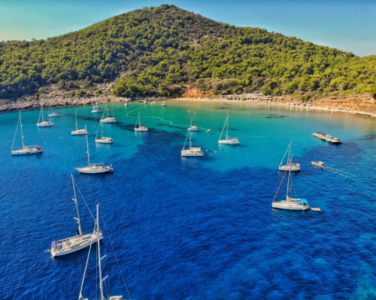 Incentive destination boats in water