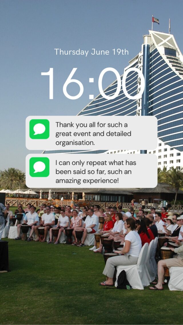 At Red Blaze, we LOVE positive feedback! 💬
Check out some of the amazing comments we had from attendees of a recent overseas event, that we had the privilege of supporting. 15 comments from a group of 60 delegates ALREADY. These comments are always the best. Unsolicited and totally spontaneous. 
Thank you for all the kind words. For us, it's about making bucket list moments and incredible experiences come to life.
To learn how Red Blaze can make your event a reality, get in touch on:
📧 info@redblaze.co.uk
Think Differently. Think Red Blaze 🔥